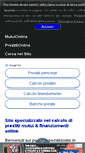 Mobile Screenshot of calcoloprestiti.org